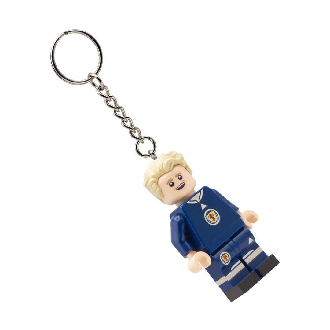 Collectible Keychain Minifigure of Scott McTominay; Scotland World Cup 2026 - Custom Design LEGO Minifigure