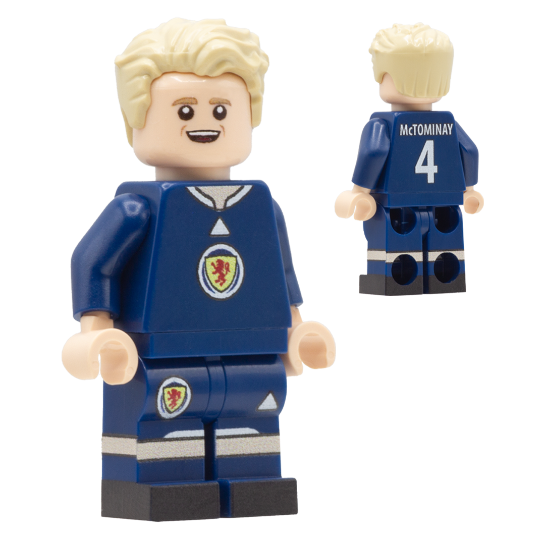 Collectible Minifigure of Scott McTominay; Scotland World Cup 2026 - Custom Design LEGO Minifigure