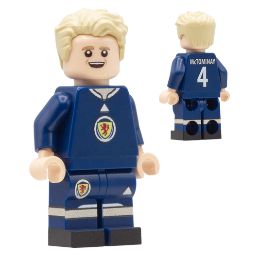 Collectible Minifigure of Scott McTominay; Scotland World Cup 2026 - Custom Design LEGO Minifigure