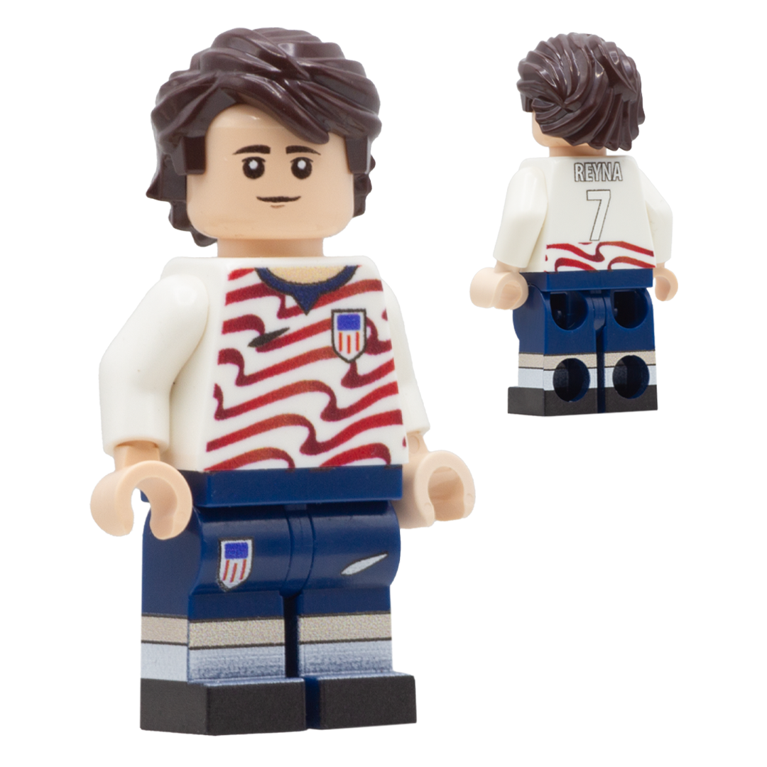 Collectible Minifigure of Giovanni Reyna; USA World Cup 2026 - Custom Design LEGO Minifigure