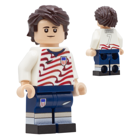 Collectible Minifigure of Giovanni Reyna; USA World Cup 2026 - Custom Design LEGO Minifigure