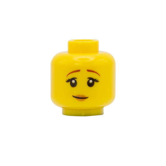 Worried / Unsure - LEGO Minifigure Head