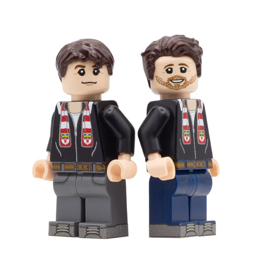 Wrexham FC - Ryan Reynolds - Rob McElhenney - Custom Design LEGO Minifigures