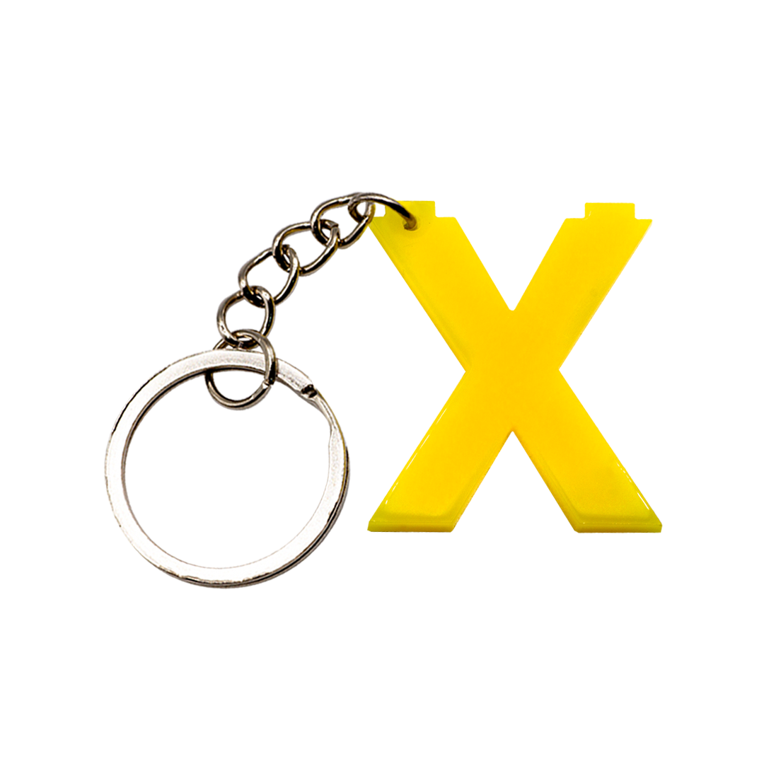 LEGO Acrylic Letter Keychain