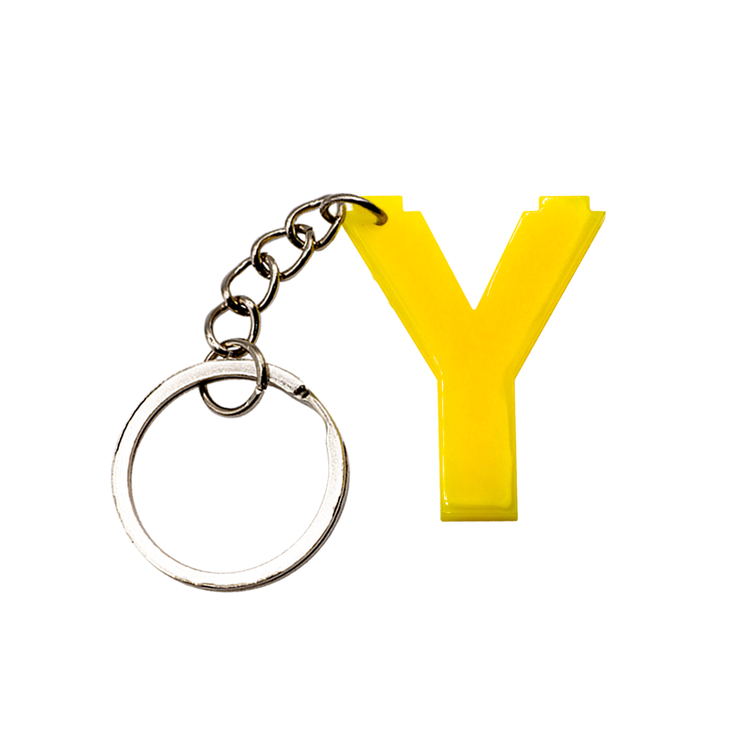 LEGO Acrylic Letter Keychain