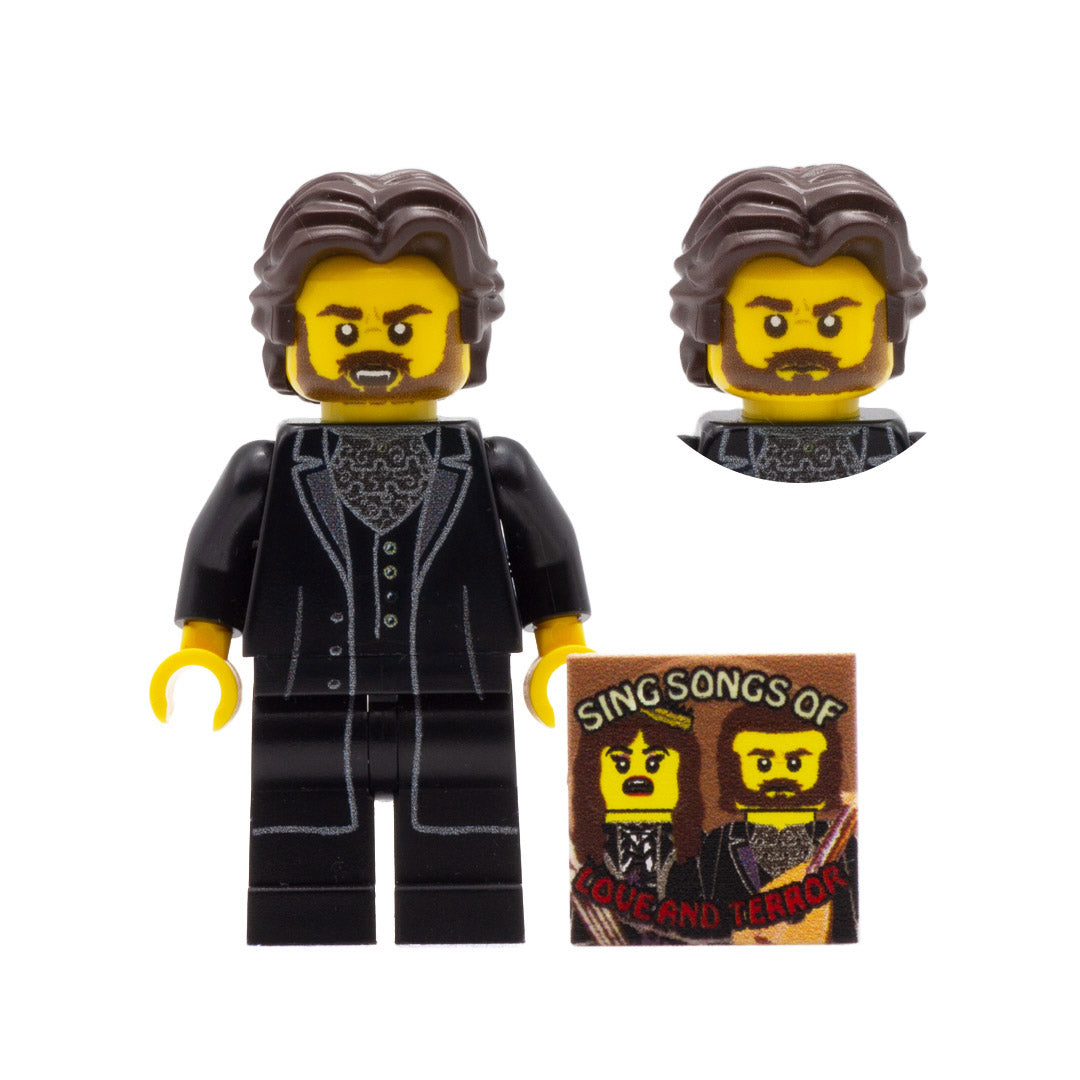 Traditional LEGO Yellow Laszlo Cravensworth - LEGO Minifigure - What We Do In The Shadows