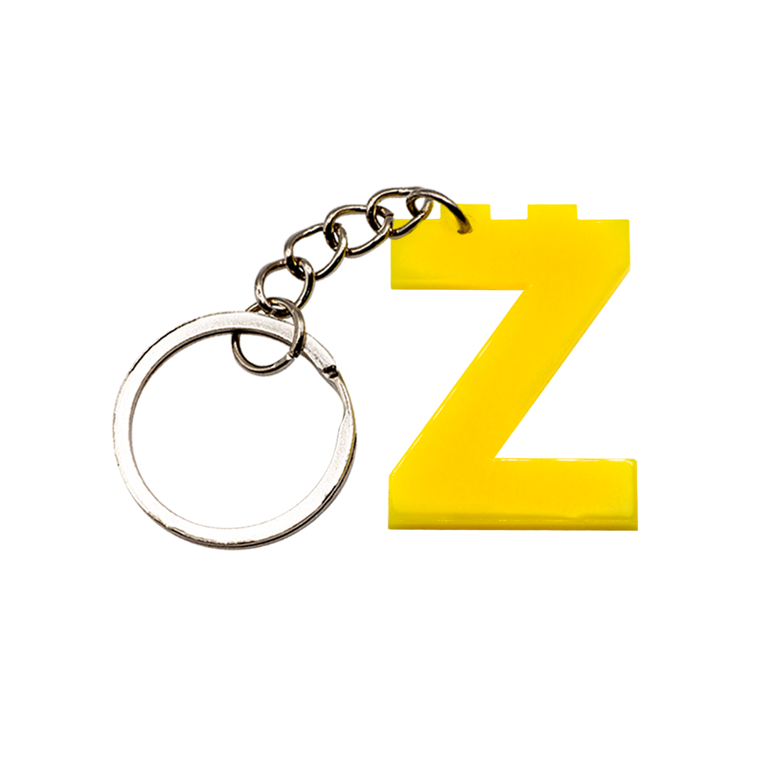 LEGO Acrylic Letter Keychain