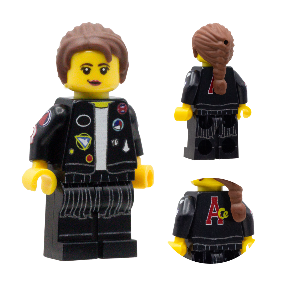 Ace the Companion Custom LEGO Minifigure Doctor who