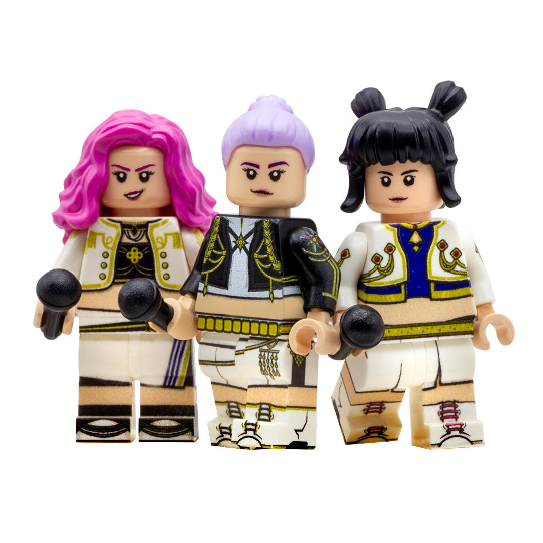 Huntrix LEGO Kpop Demon Hunters Custom Minifigures