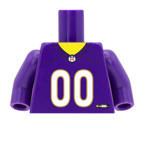 AFC American Football Jerseys - Custom Design Minifigure Torso