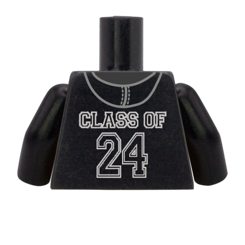 Class of 24 Hoodie - Custom Design Minifigure Torso