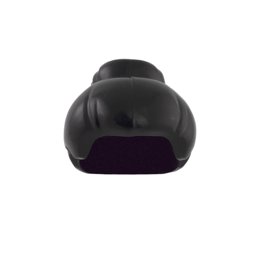 Black LEGO loose bun minifigure hair