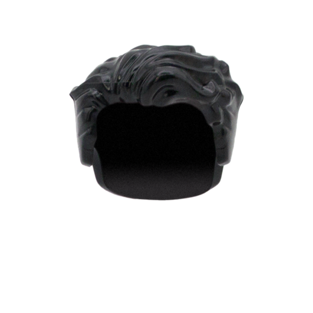 Black Movie Star Hair - LEGO Minifigure Hair