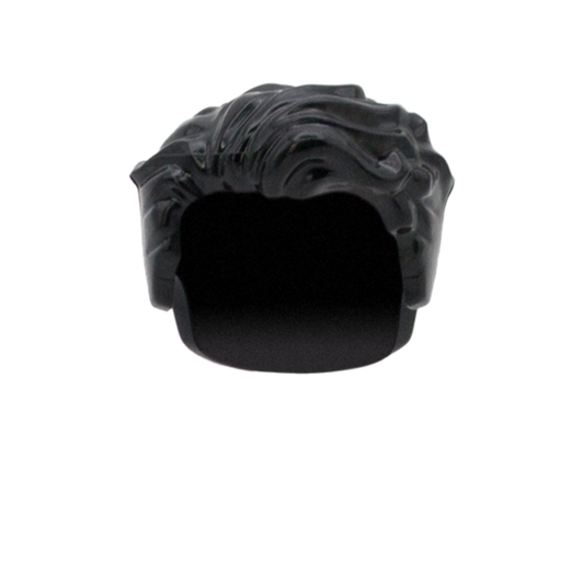 Black Movie Star Hair - LEGO Minifigure Hair