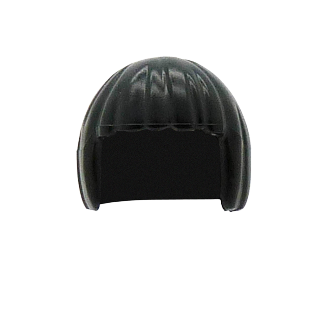 Black neat LEGO minifigure hair in a bob