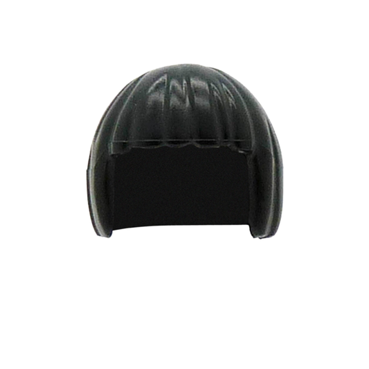 Black neat LEGO minifigure hair in a bob