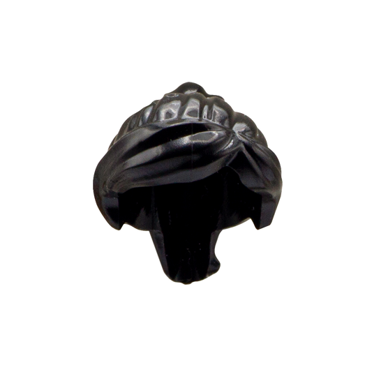 Black Swept Fringe Ponytail - LEGO Minifigure Hair