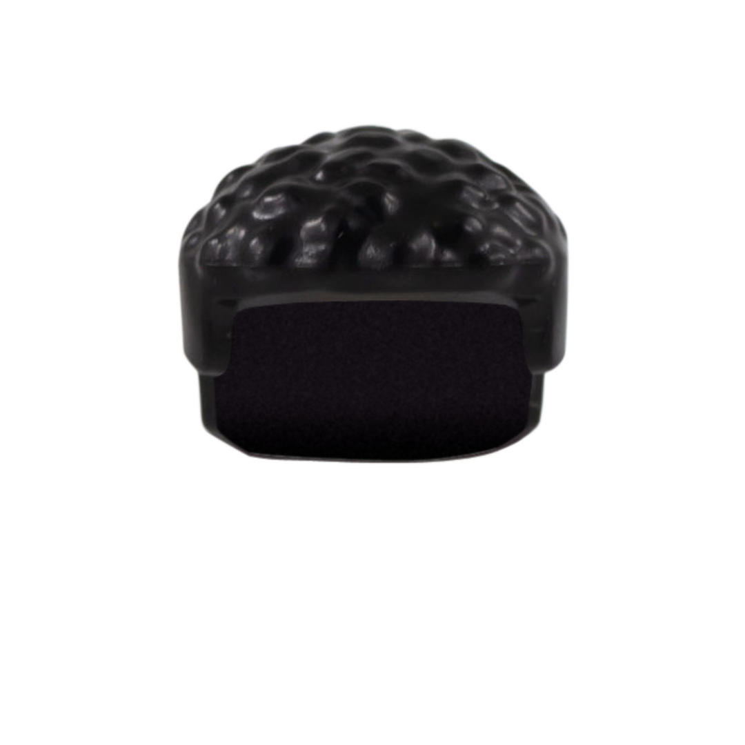 Black Curly Top with Short Back and Sides - LEGO Minifigure Hair