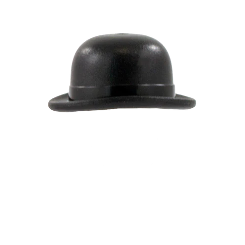 LEGO BLACK BOWLER HAT