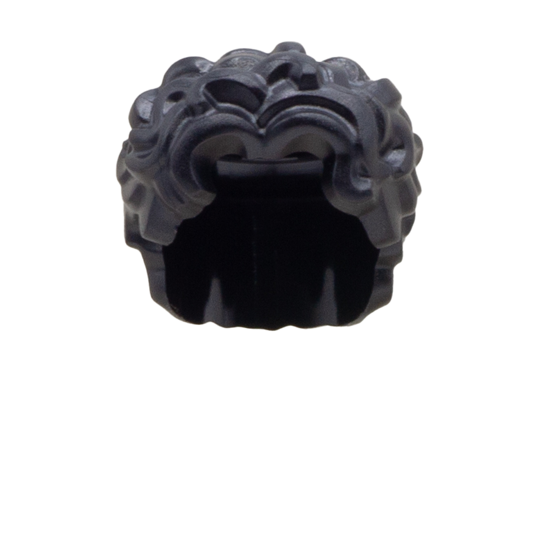 Black Short Curly LEGO Minifigure Hair