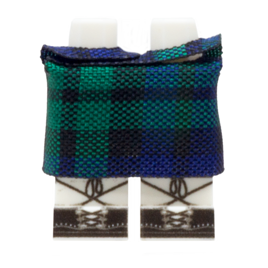 Blackwatch Tartan Kilt - Minifigure Skirt & Legs