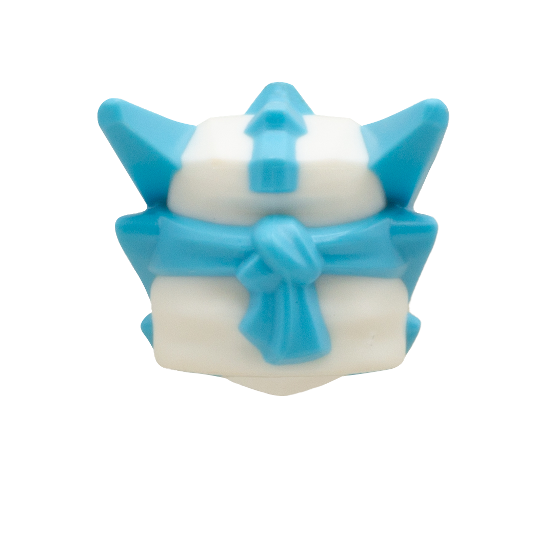 Genuine LEGO Ninjago Dragons Rising headgear in white and blue (Zane in Dragon Form).