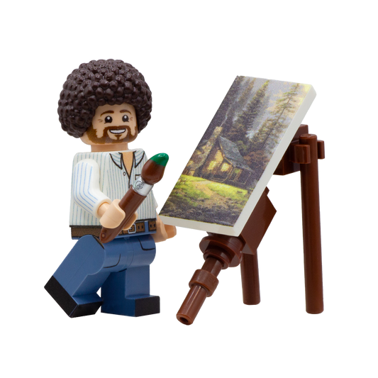 LEGO Bob Ross Minifigure