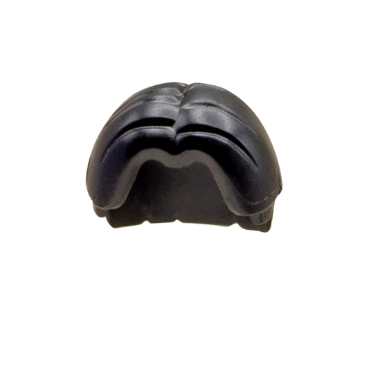 Black Centre Parted Bowl Cut - LEGO Minifigure Hair