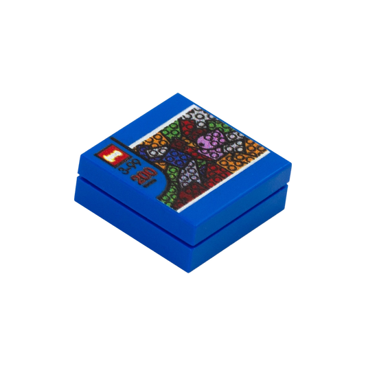 Box of Blocks - Custom Design Tile on top of 2 x 2 Plate