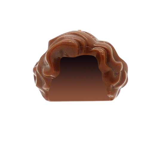 Brown Short Curls - LEGO Minifigure Hair