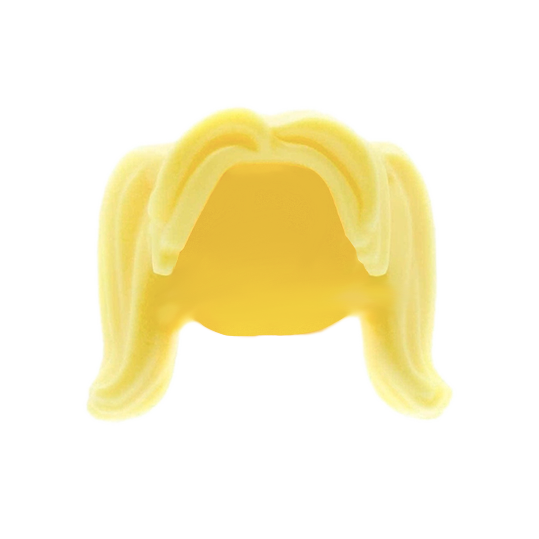 Light Blonde Pigtails - LEGO Minifigure Hair