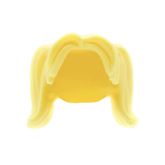 Light Blonde Pigtails - LEGO Minifigure Hair