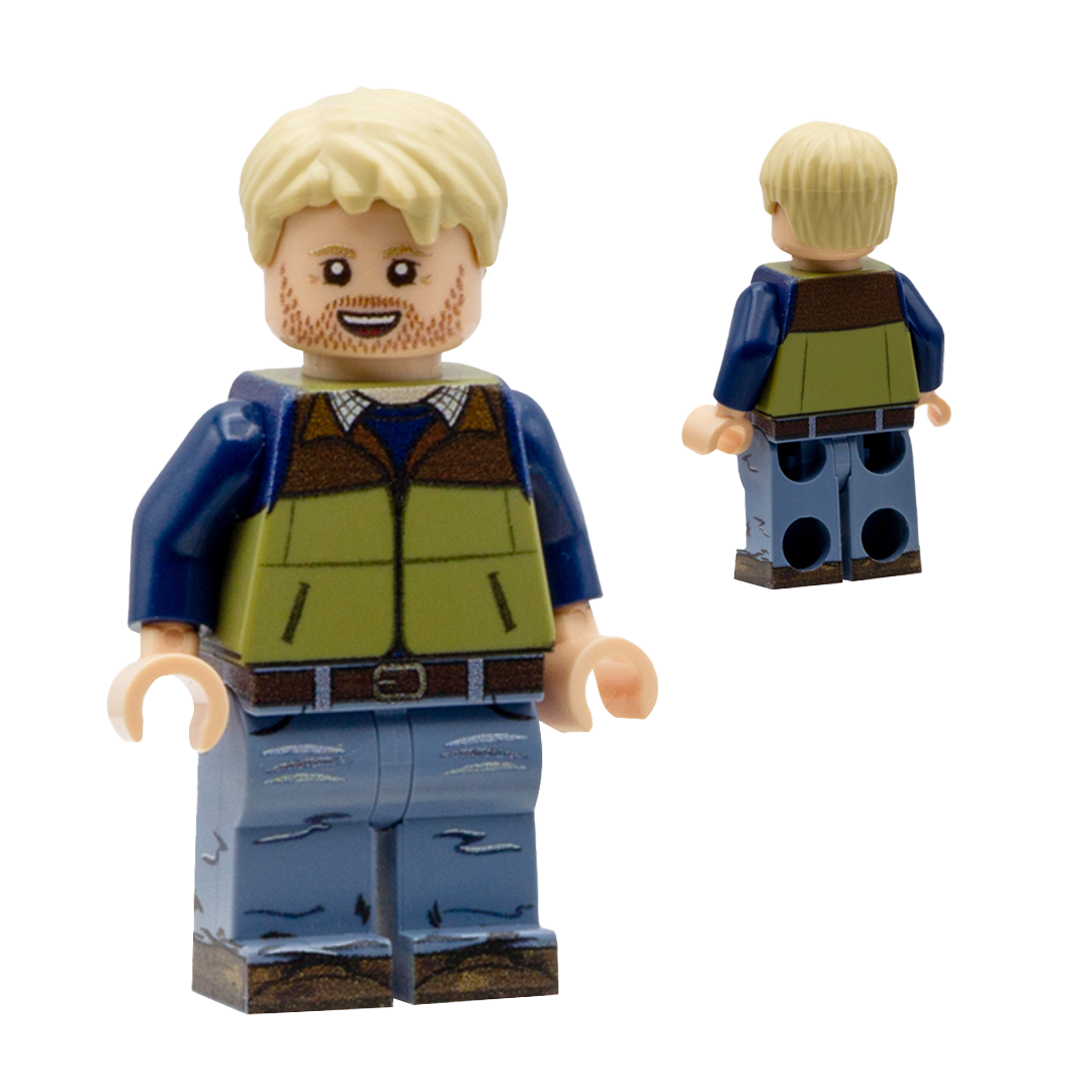 Clarkson's Farm - Caleb Cooper - Custom Design LEGO Minifigure 