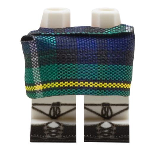 Campbell Tartan Kilt - Minifigure Skirt & Legs