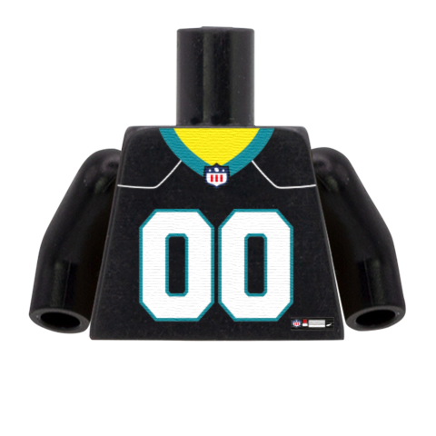 Carolina Panthers (NFC) - Custom Design Minifigure Torso