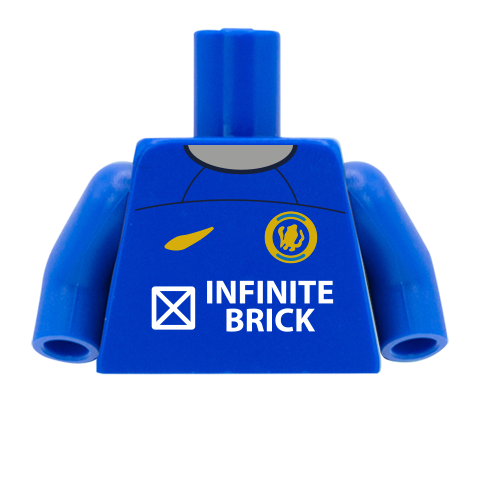chelsea personalised football shirt (LEGO minifigure torso)