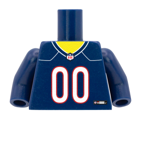 Dallas Cowboys (NFC) - Custom Design Minifigure Torso