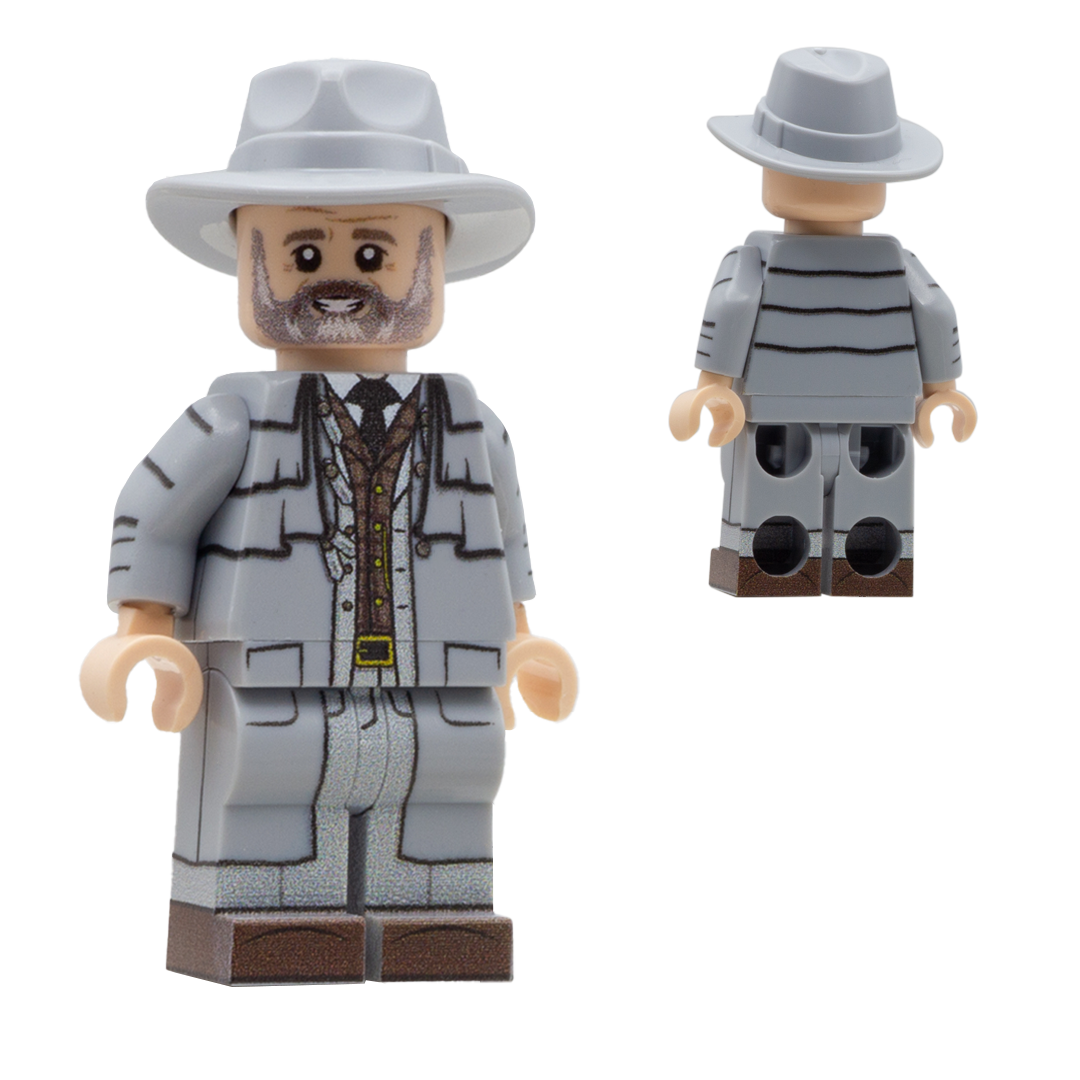 Django unchained custom LEGO minifigures (Dr King Schultz played by Christoph Waltz)