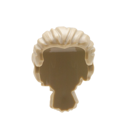 Dark Blonde Combed Back Pontytail - LEGO Minifigure Hair