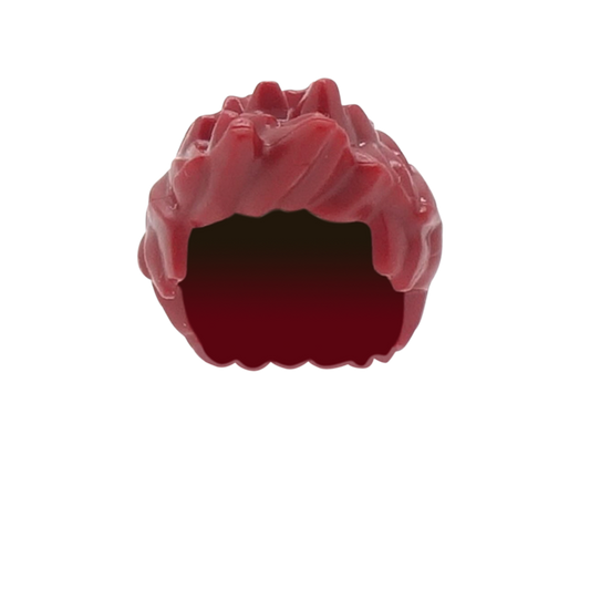 Dark Red Spiky Hair - LEGO Minifigure Hair