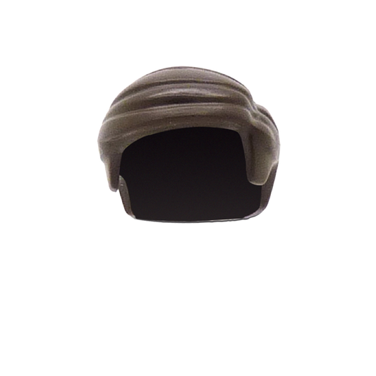 Dark Brown Short Swept Side Parted - LEGO Minifigure Hair