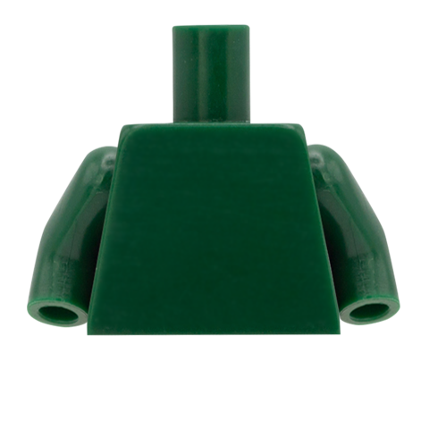Shirt with Green Neckerchief - Custom Design Minifigure Torso – Minifigs.me