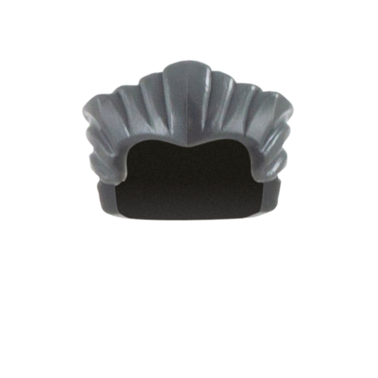 Dark Grey High Widow's Peak - LEGO Minifigure Hair