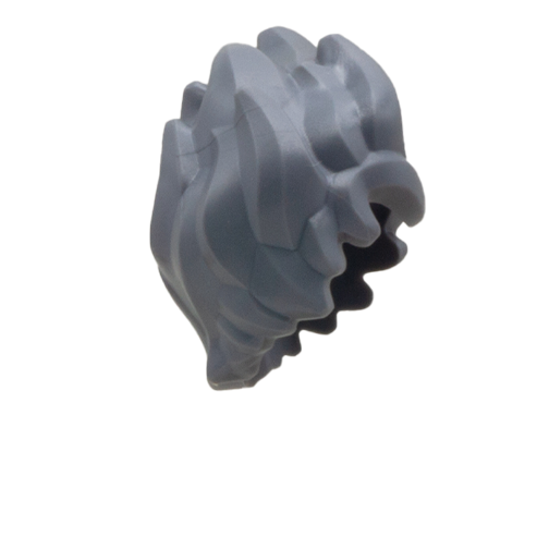 Dark Grey Spiky LEGO Minifigure Hair