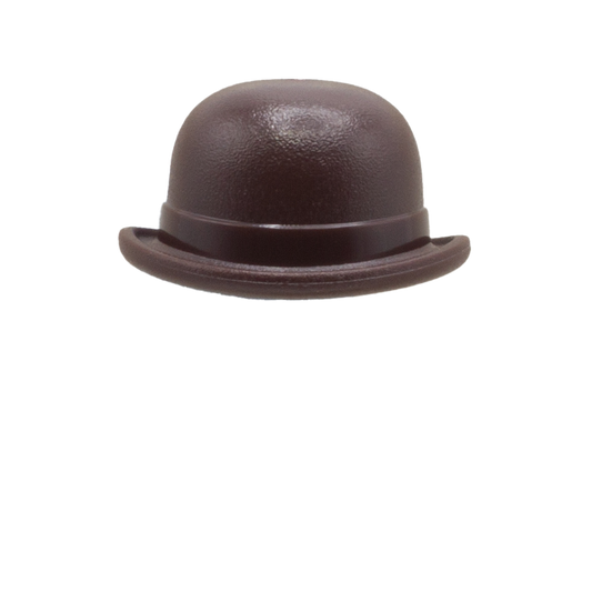 Dark Brown Bowler Hat - LEGO Minifigure Hat