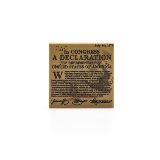 declaration of independence (1776) - custom design tile