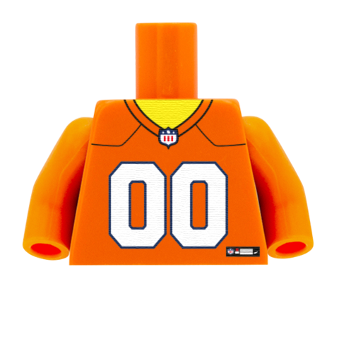 Denver Broncos (AFC) - Custom Design Minifigure Torso