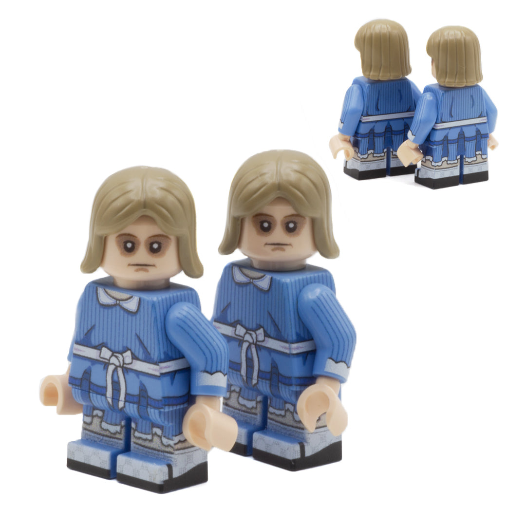 The Shining creepy twins custom LEGO minifigures