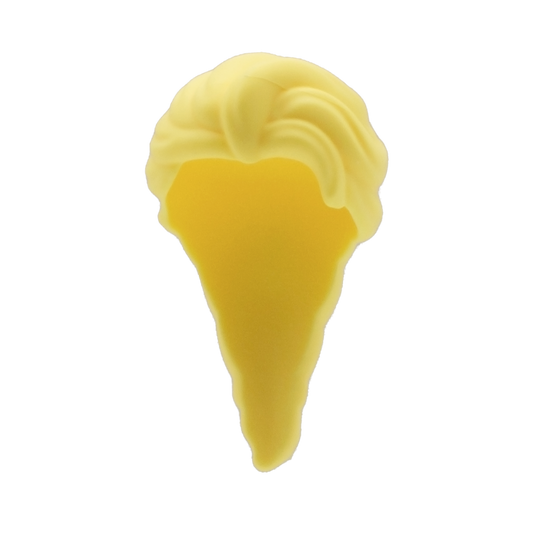 Elsa LEGO hair - Light Blonde Thick Plaited Ponytail LEGO Minifigure Hair