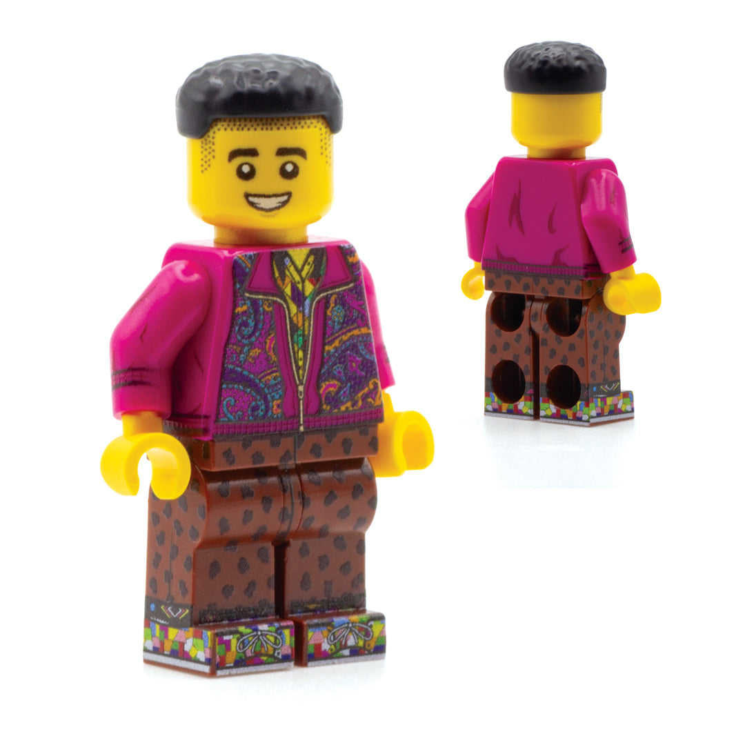 otis from sex education as a custom lego minifigure